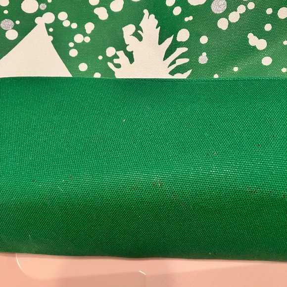 Barnes & Noble Retired Tote Bag NWT holiday sparkle cardinal - Picture 7 of 11